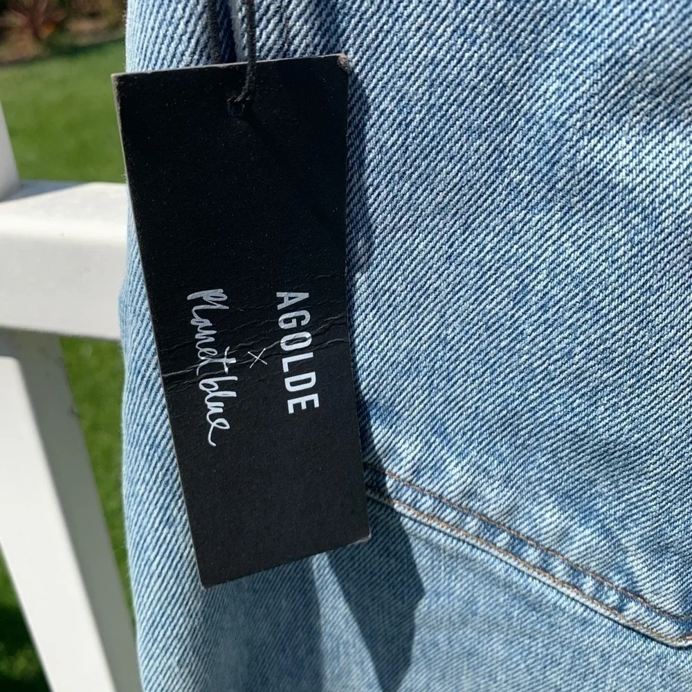 Agolde Quinn high rise mini denim skirt‎